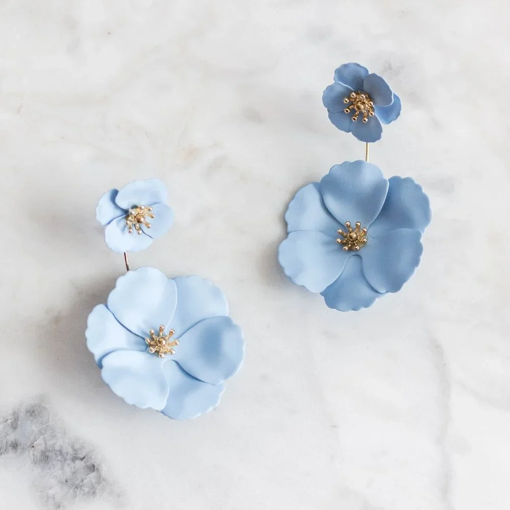 Anthro x Zenzii 'Captiva' Floral Earrings